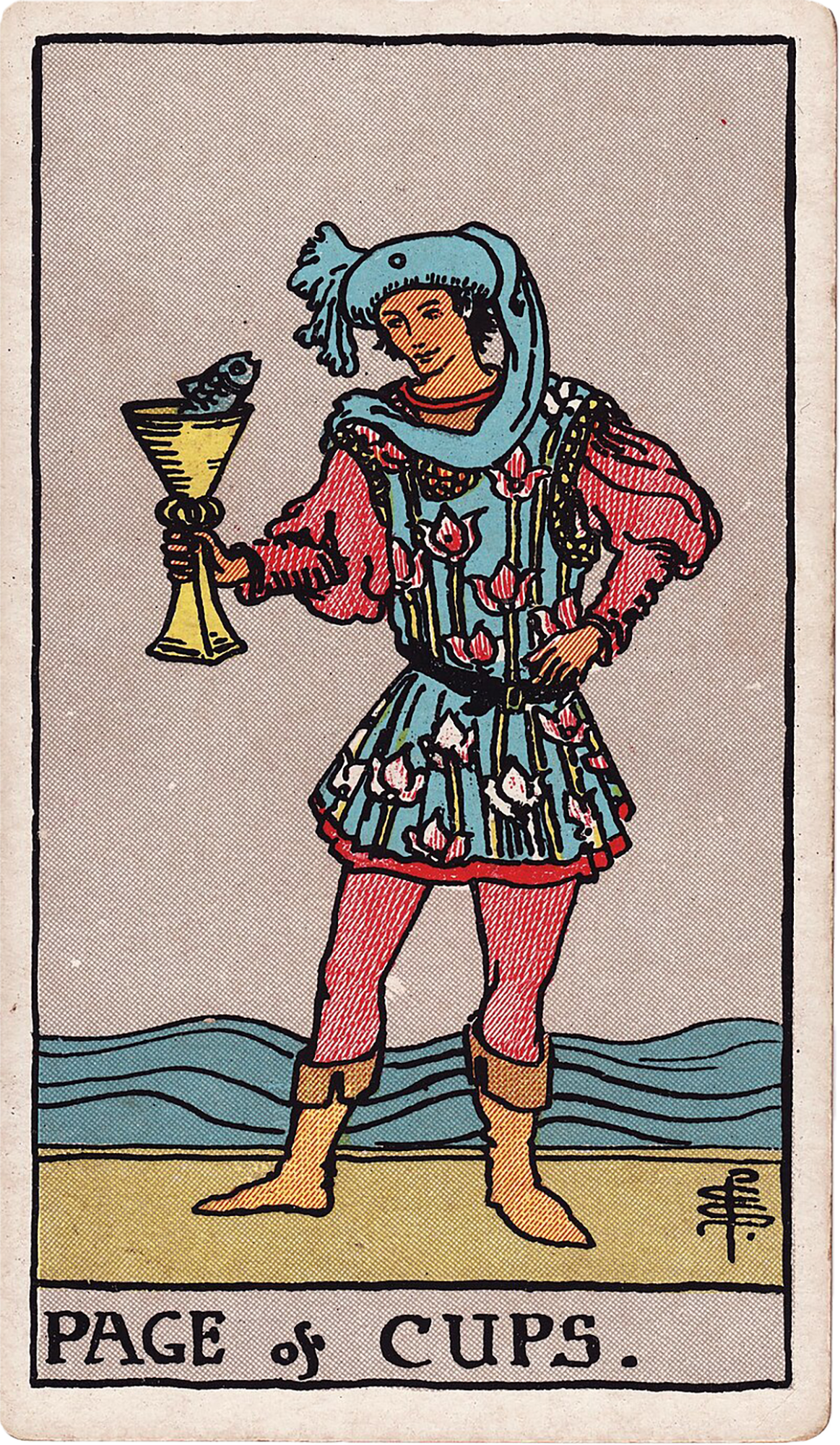 Page of Cups Tarot card